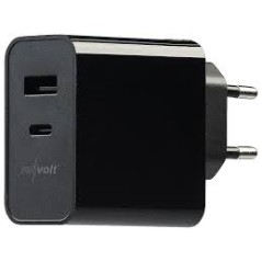 PRISE SECTEUR DOUBLE USB A/USB C